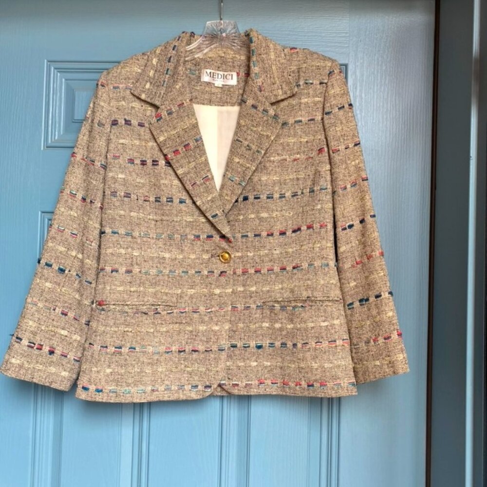 Medici pure silk blazer